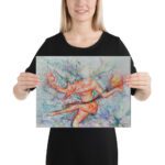 "Shiva" print on canvas