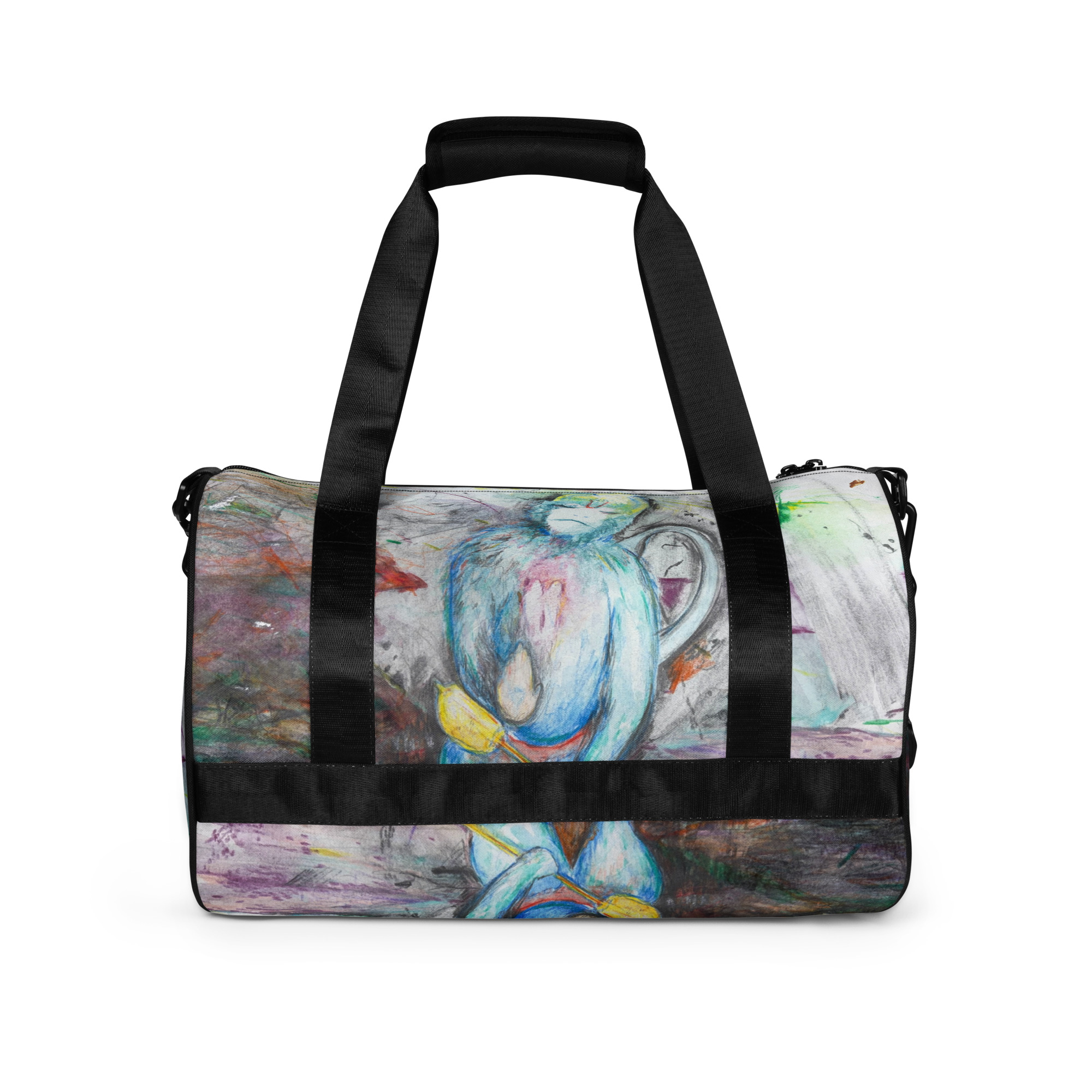 All-over print gym bag