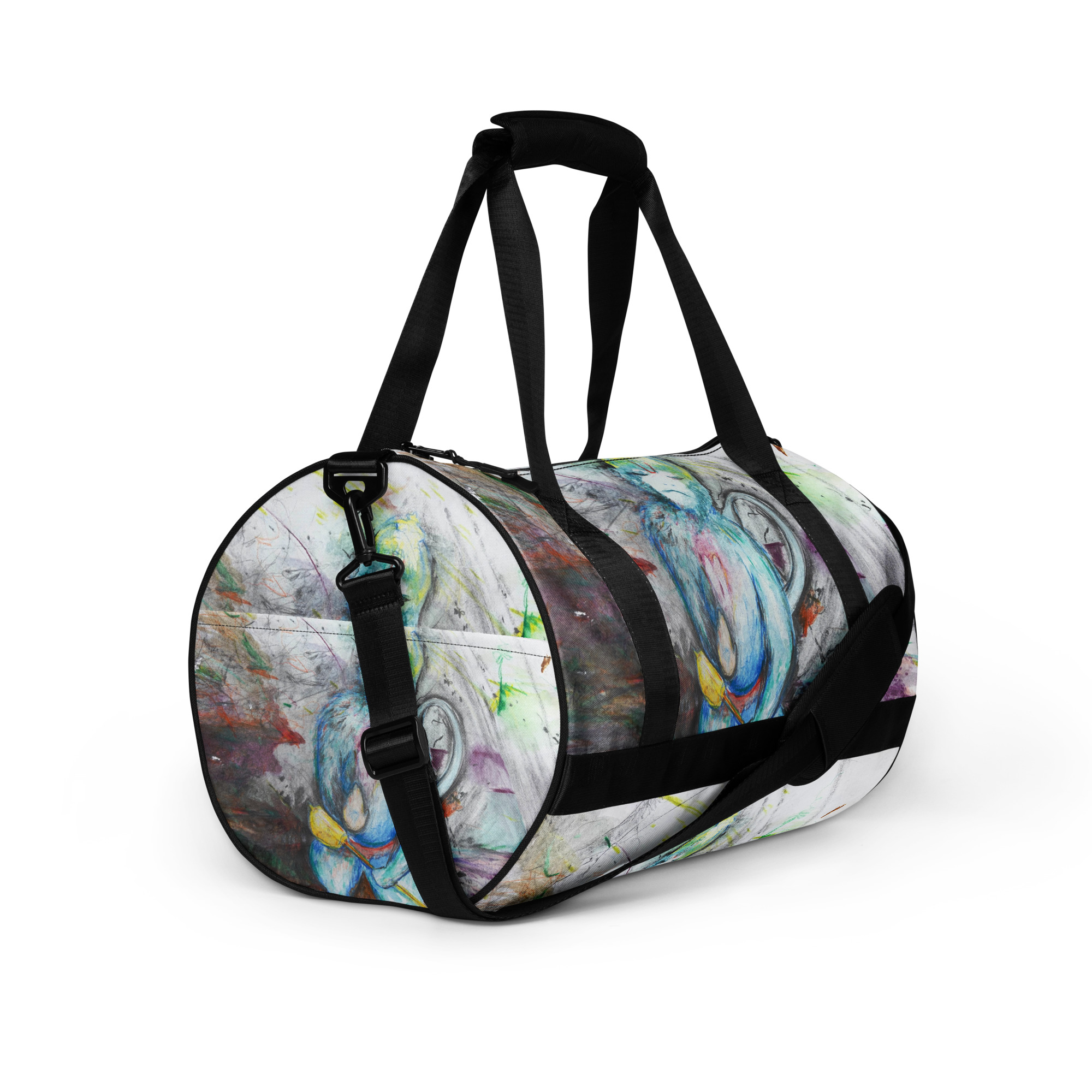 All-over print gym bag