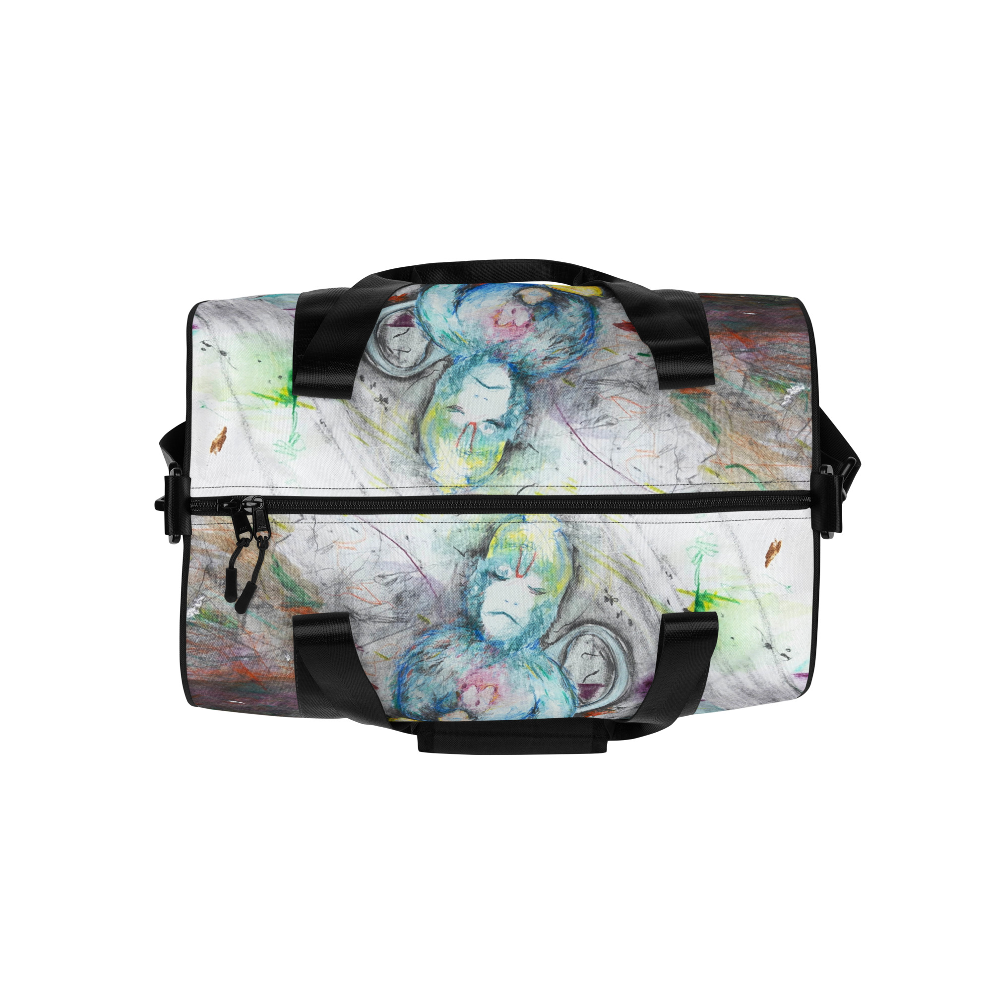 All-over print gym bag